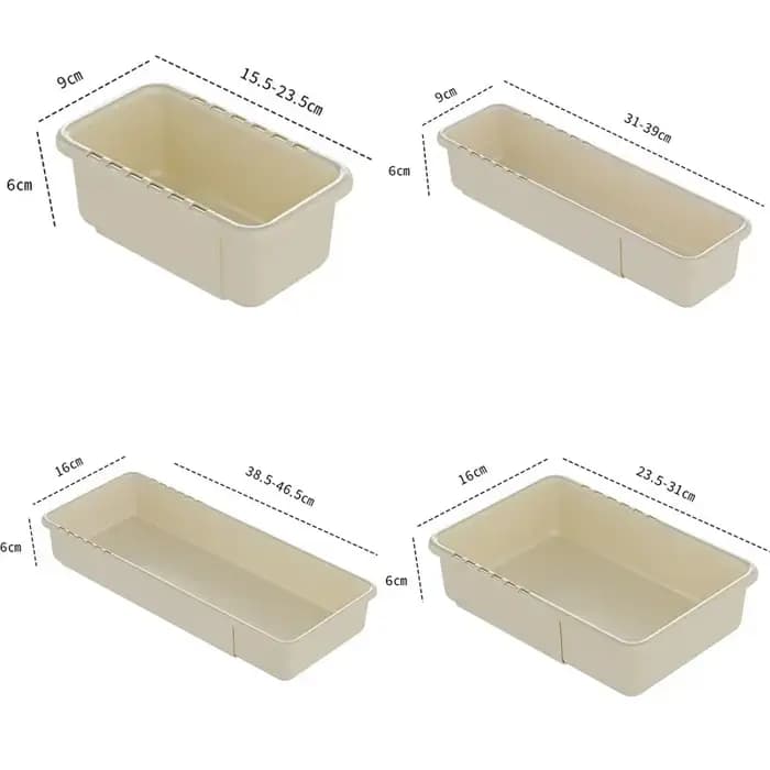 Boîte de rangement de séparation évolutive