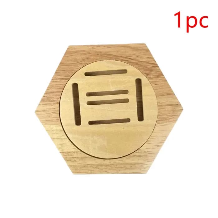 ♥ Présentoirs hexagonaux en bois | Organisateurs muraux modulaires pour médailles