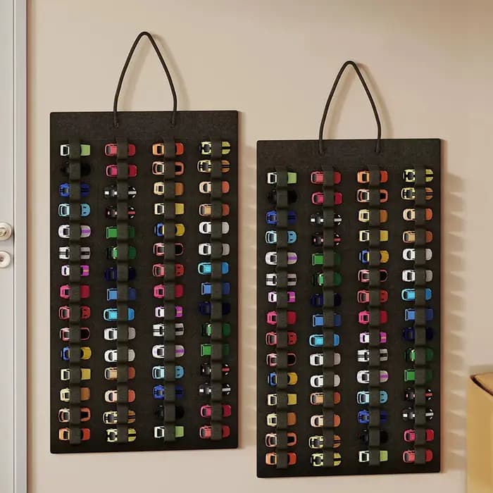 Organisateur de rangement suspendu pour voitures miniatures