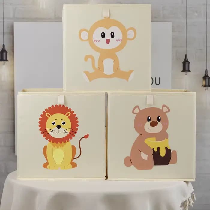 Organisateur de rangement en forme de cube pour jouets d'enfants