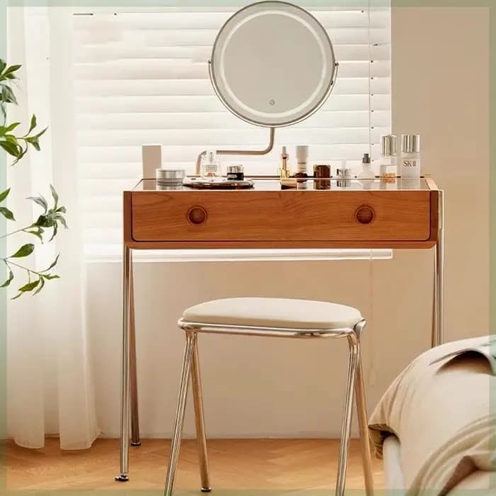 Table de vanité de rangement créative, commode nordique moderne peu encombrante, Design de luxe, Table de maquillage, meubles de salon