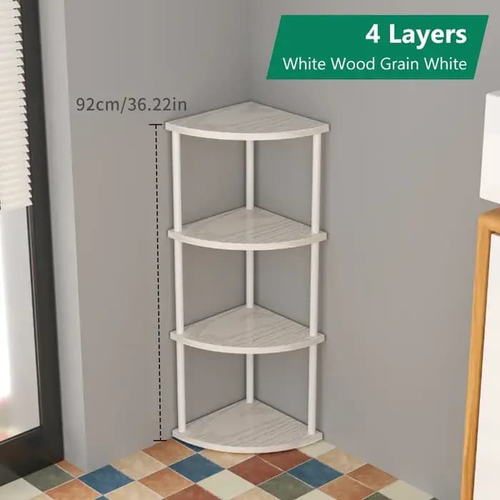 Nouvelle étagère de rangement organiser support d'angle mural