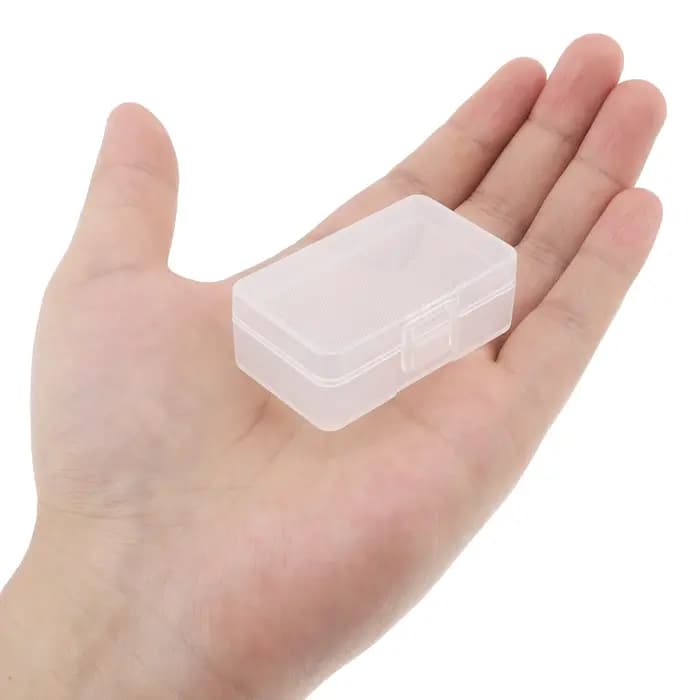 Soshine-Boîtier plastique rigide portable, boîte de rangement pour 1 pile 9V