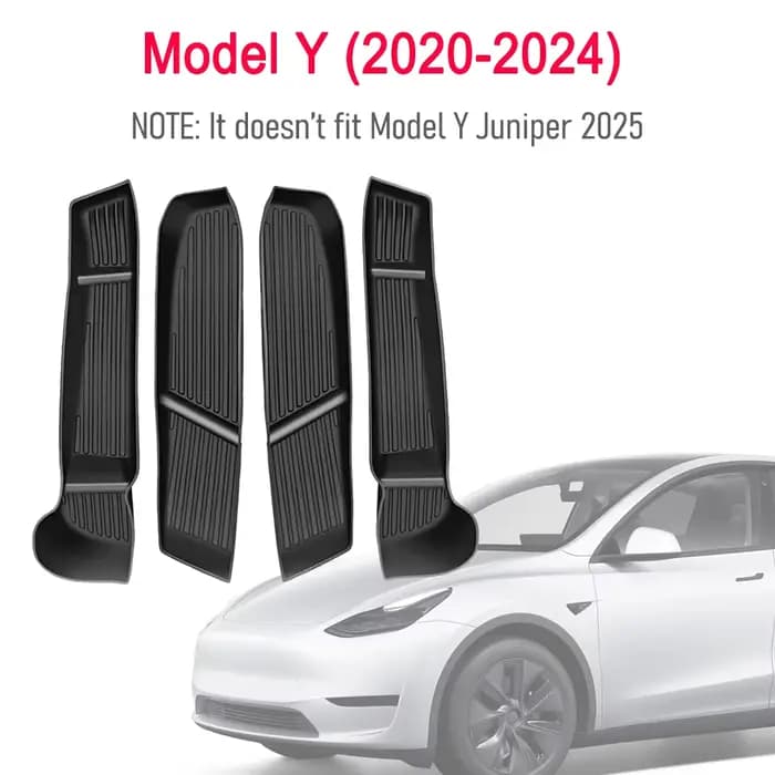 Boîte de rangement latérale pour portière de voiture USVOTOV pour Tesla Model Y Juniper 2025 2026, M