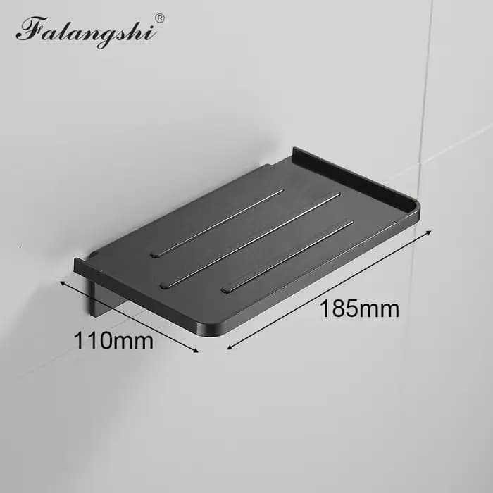 Étagères de rangement en plastique noir T1 HOShelf
