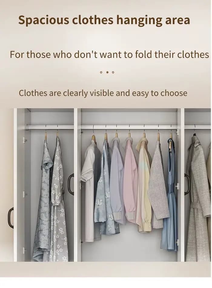 Armoire de chambre à coucher au design d'intérieur moderne