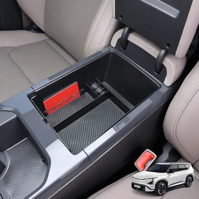 Boîte de rangement centrale spéciale pour réglage de voiture Kia EV5