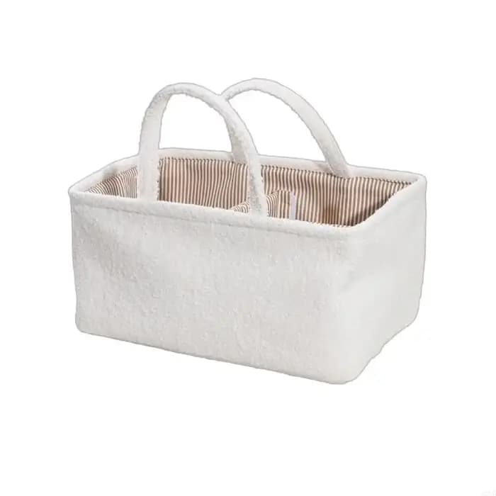Panier rangement pour bébé avec intérieur étanche, organisateur multi-poches en Polyester pour pépin
