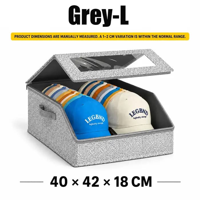 Boîte de rangement pour casquettes de baseball