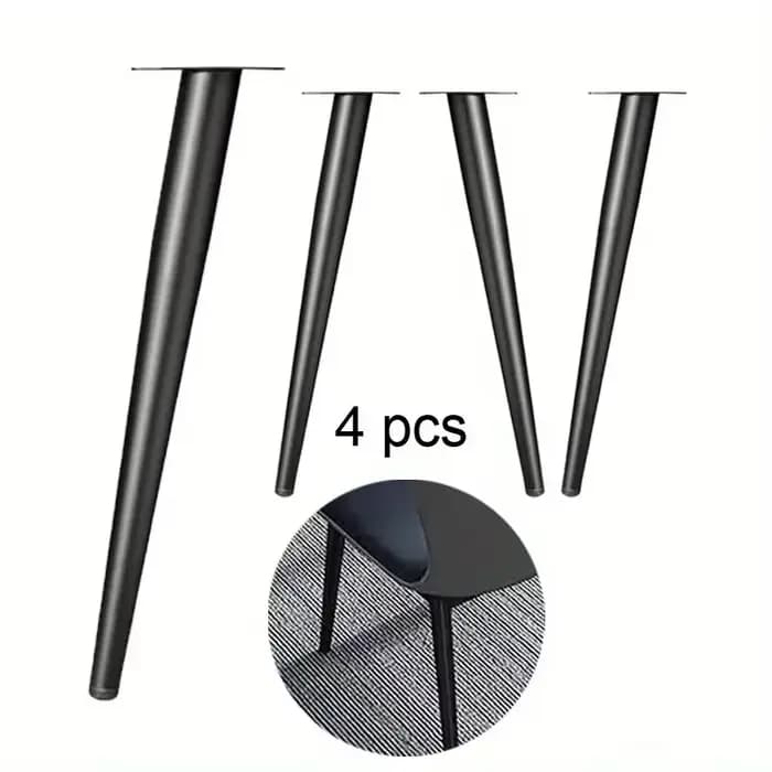 4 pièces accessoires de pieds de meubles pieds de meubles pieds de meubles en métal remplacement sal