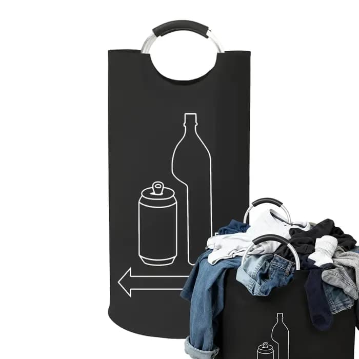 Conteneur de collecte de bouteilles grande capacité 115L