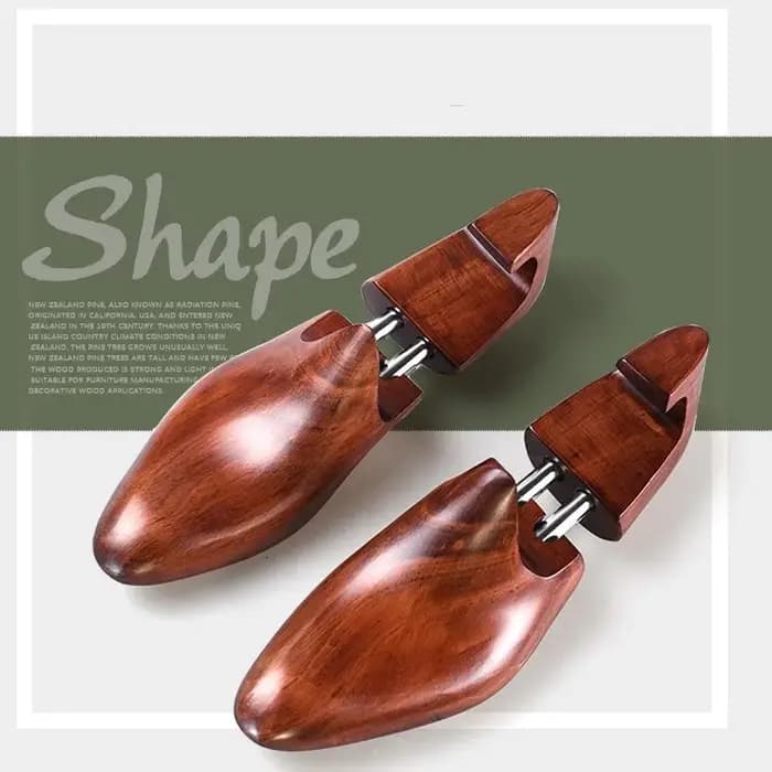 Supports de chaussures télescopiques réglables en bois
