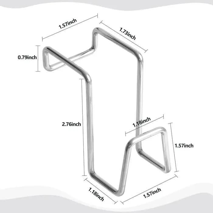 Porte-éponge pour évier de cuisine en métal