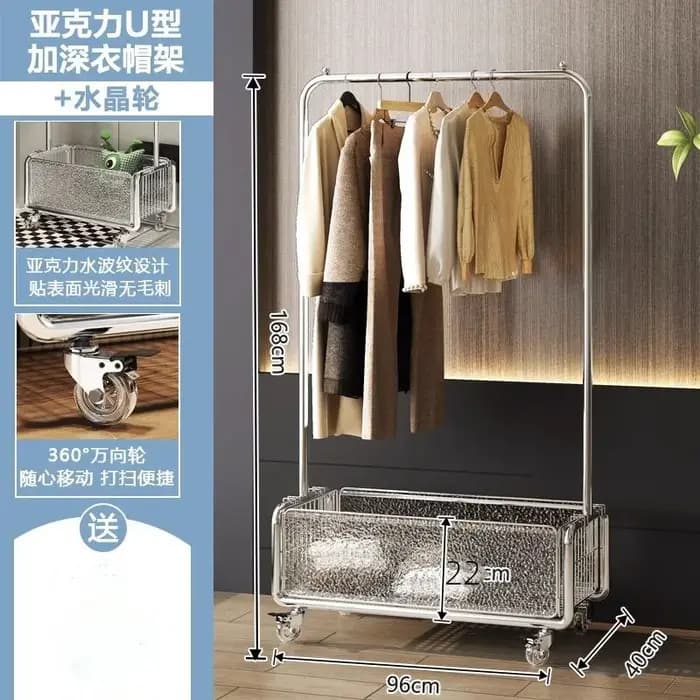 Support de séchage en métal sur pied pour vêtements de chambre à coucher