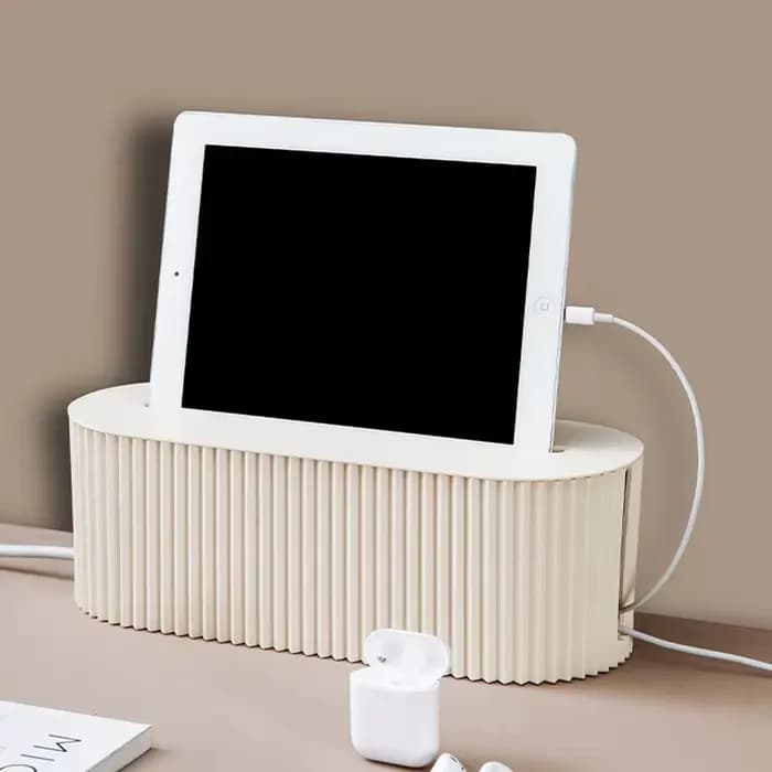 Boîte de rangement domestique multifonctionnelle, boîte de rangement pour câble de charge, prise de rangement sûre, câble, chargeur de téléphone portable