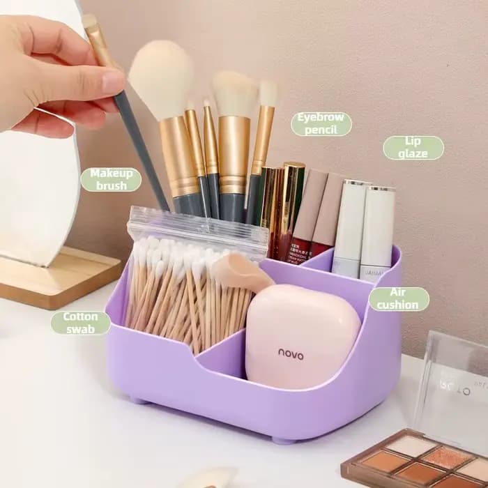 Boîte de rangement multi-compartiments-organisateur de bureau multifonctionnel et grande capacité pour fournitures
