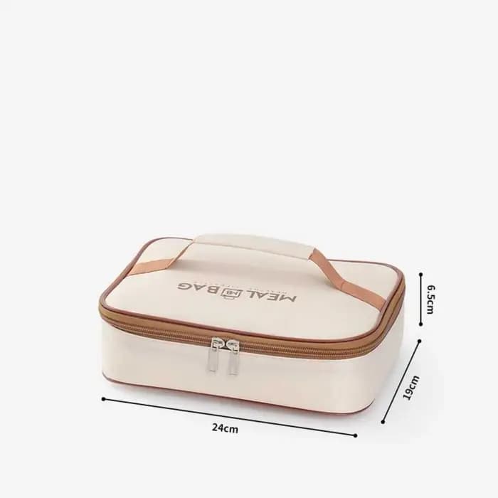 Sac de rangement pour boîte à déjeuner en papier d'aluminium, sac d'isolation thermique épais et iso