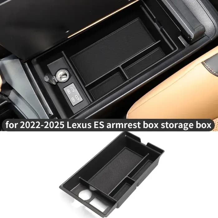 Boîte de rangement pour accoudoir de console centrale Lexus ES 2022-2025, boîte de rangement intérie