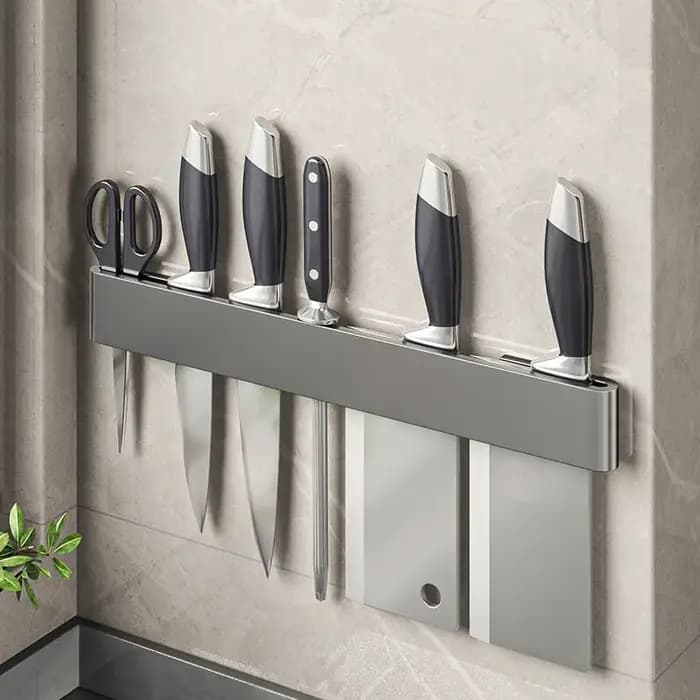 Porte-couteau mural multifonctionnel
