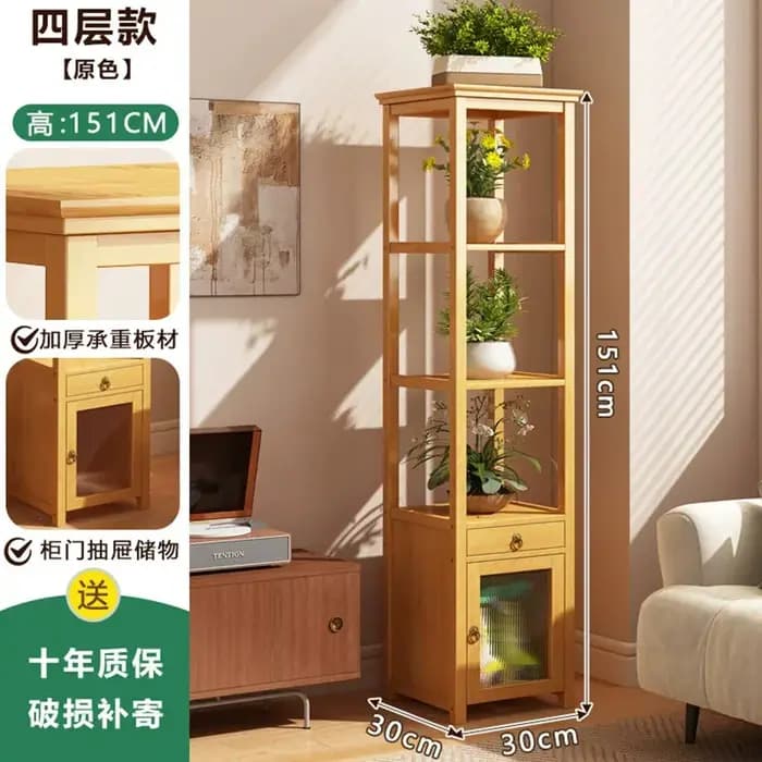Étagère à fleurs pour plantes d'intérieur