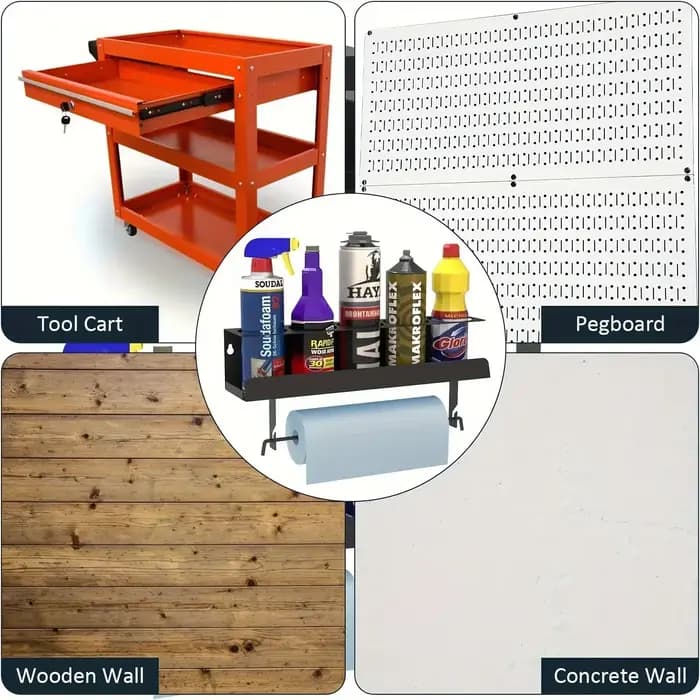 Supports de rangement muraux pour bouteilles