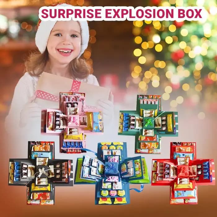 Boîte cadeau DIY album photo surprise