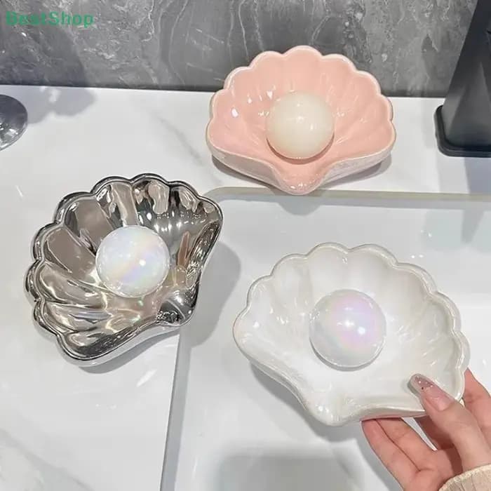 ♥ ♥ ♥ Boîte à savon en coquillage