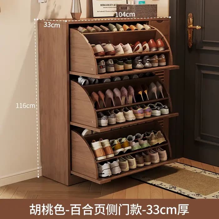 Meuble à chaussures chinois en bois