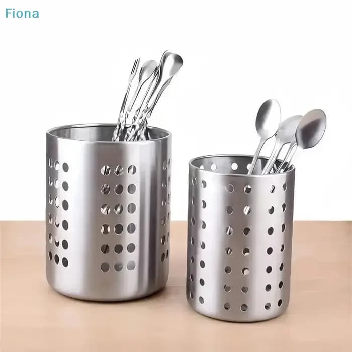 ✔ Boîte de rangement pour baguettes cylindriques en acier inoxydable