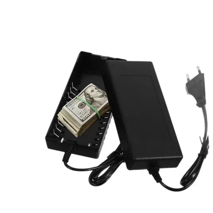 Boîte de rangement cachée en forme de chargeur d'ordinateur portable