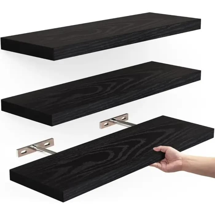 Support de rangement suspendu en bois
