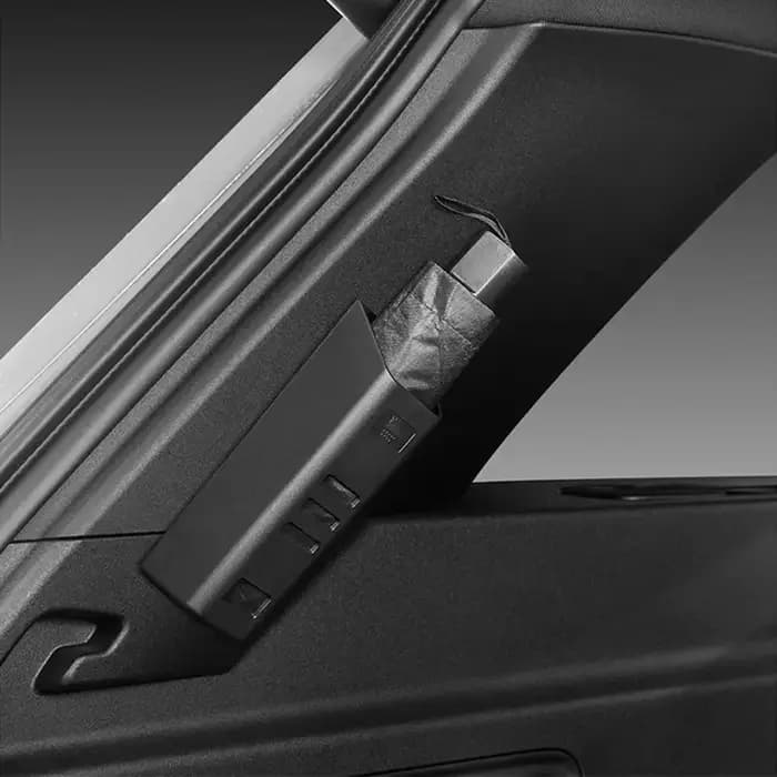 Boîte de rangement pour voiture, support de rangement domestique de type porte, support de parapluie pour coffre de voiture, seau de rangement pour parapluie de voiture