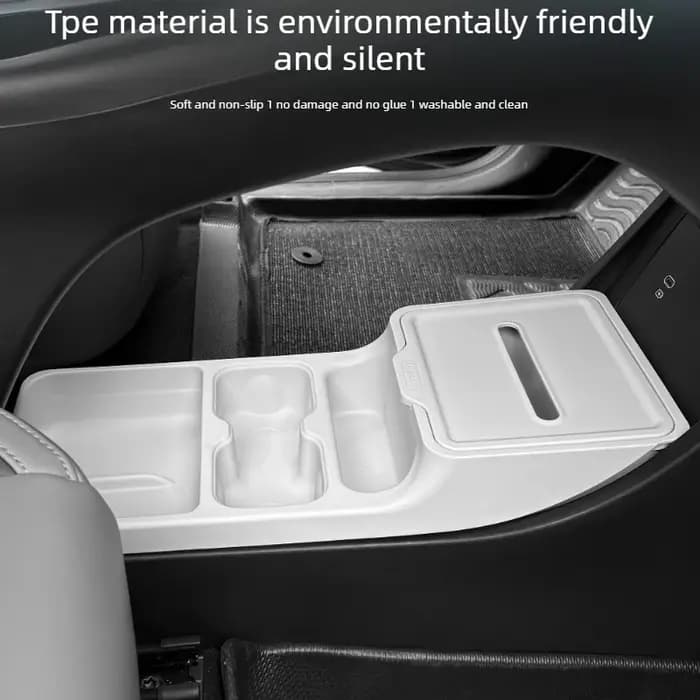 Boîte de rangement double couche pour console centrale Geely EX2/Xingyuan 2025-26