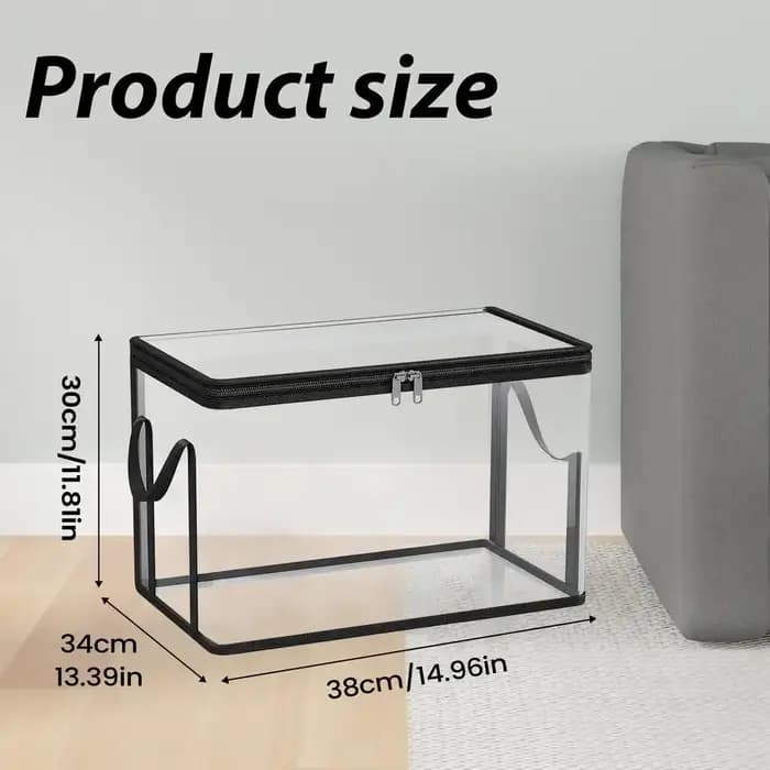 2 boîtes de rangement pour jouets en PVC pliables de 38x24x32 cm