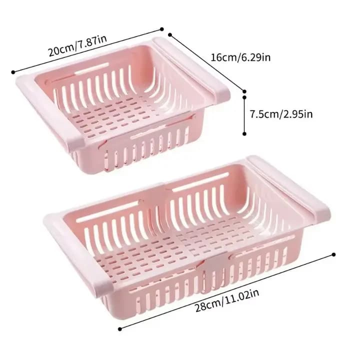 Boîte de Rangement Alimentaire en Plastique pour Réfrigérateur