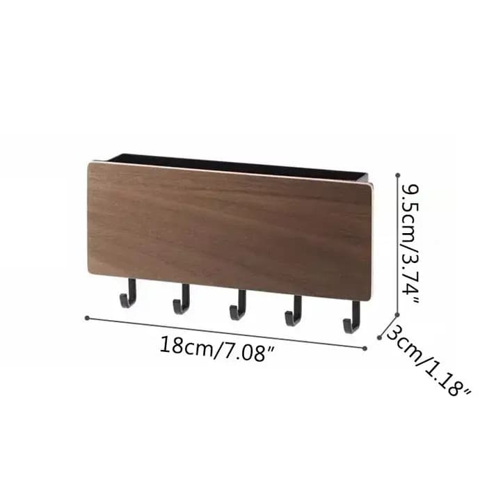 Boîte de Rangement Murale Décorative en Bois, Novel T1