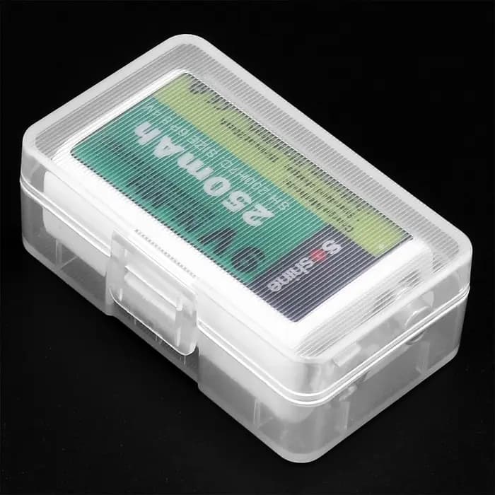 Soshine-Boîtier plastique rigide portable, boîte de rangement pour 1 pile 9V