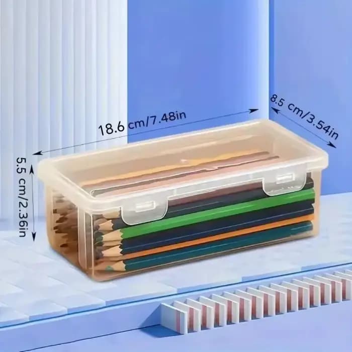 Grands boîtes de rangement en plastique transparent avec couvercles