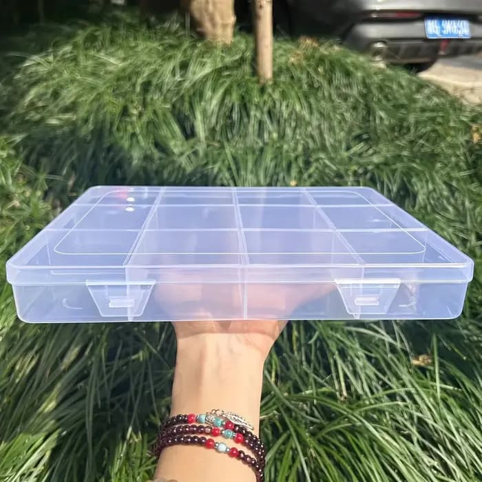 Boîte à perles, boîte de rangement pour perles avec emplacements pour cartes | Grande capacité