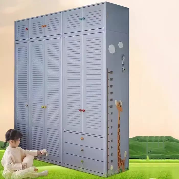 Armoire d'appartement esthétique en métal