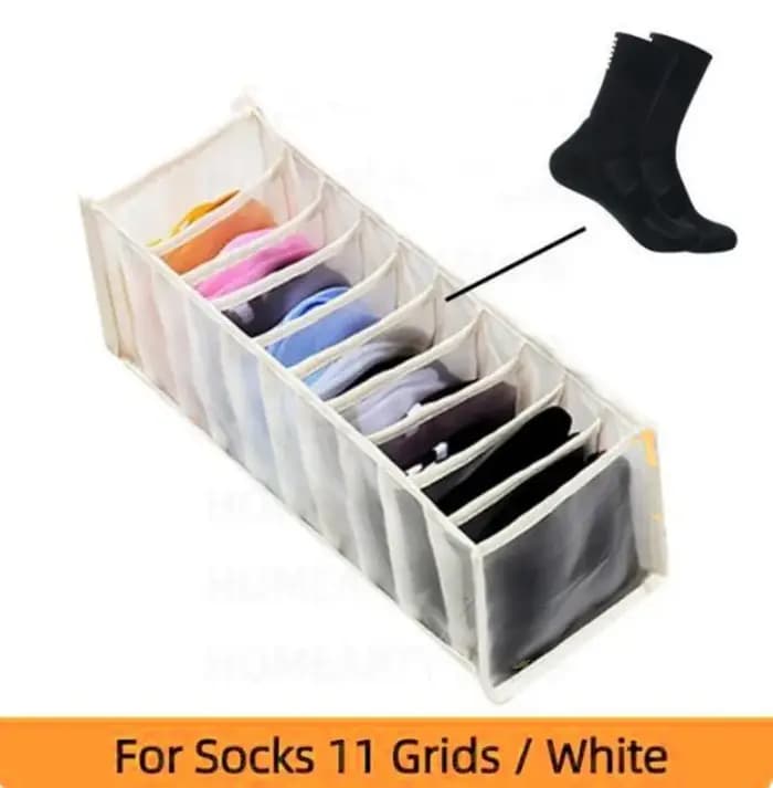 Boîte de rangement pour chaussettes et collants, vêtements près du corps, armoire pliable, sans couv