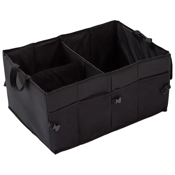 Boîte de rangement pour coffre de voiture, finition intérieure de grande capacité, boîte de rangemen