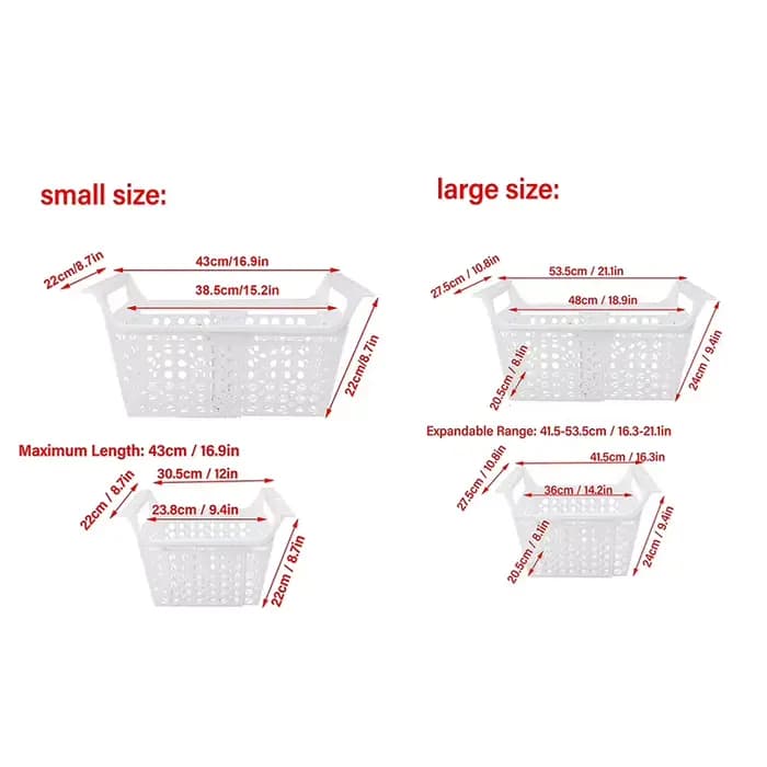 Organisateur de rangement pour réfrigérateur