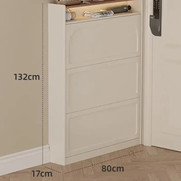 Meuble à chaussures de luxe italien moderne et élégant pour hall d'entrée