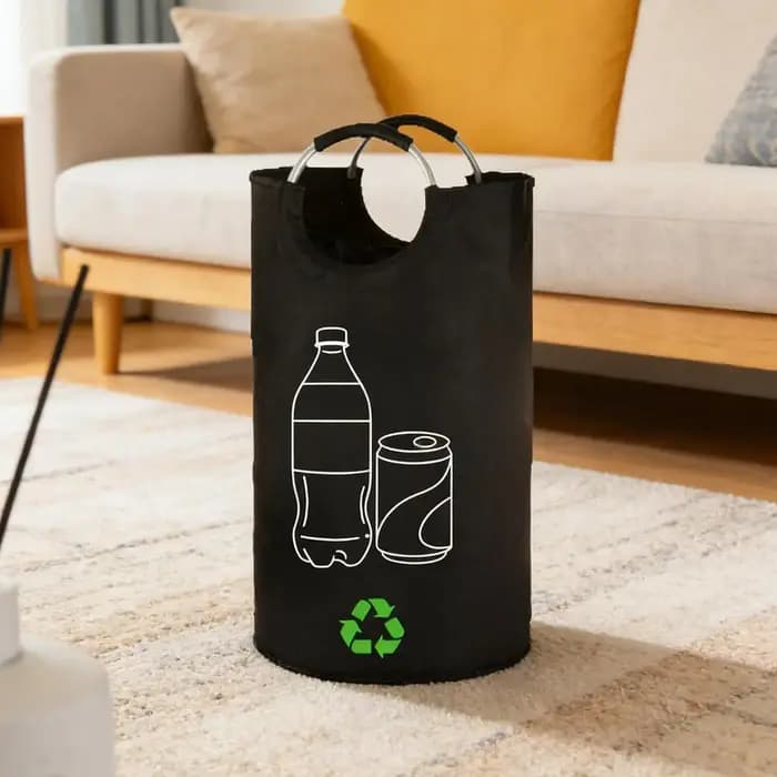 Sacs de recyclage 82L en tissu Oxford avec poignée en aluminium