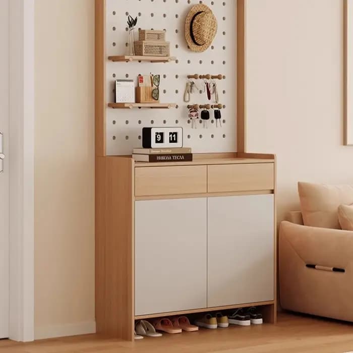 Présentoir d'entrée étagère à chaussures murs stockage luxe moderne