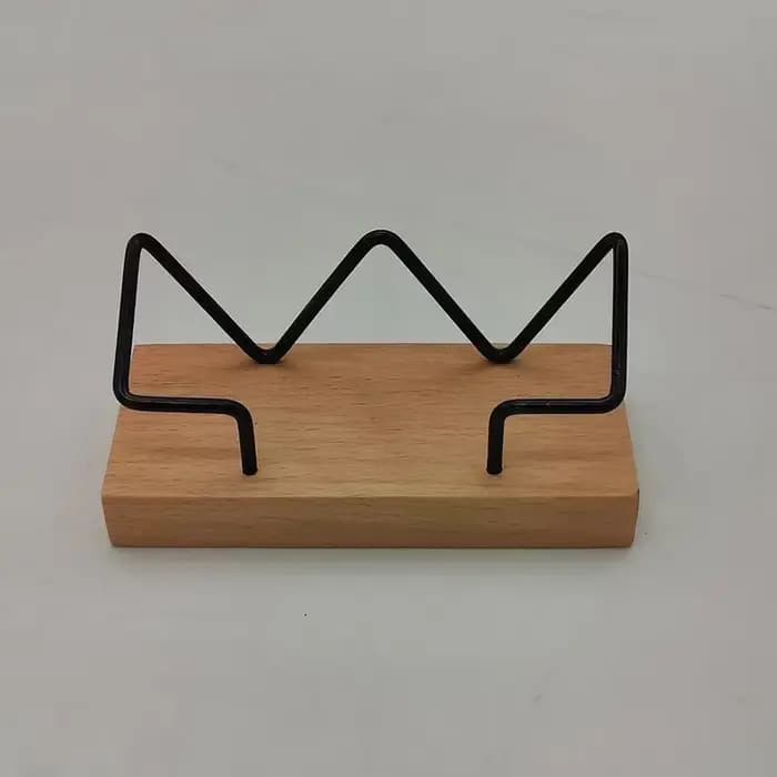 Boîte à cartes de visite en bois, porte-cartes de visite, décoration de bureau, étui à cartes, acces
