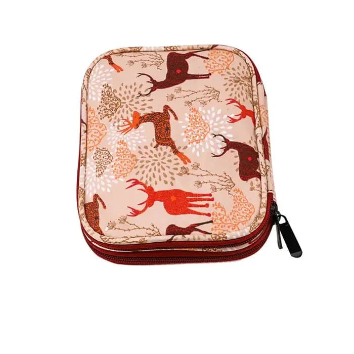Sac de rangement coloré à double couche pour crayons, boîte à outils de bricolage faite à la main, p