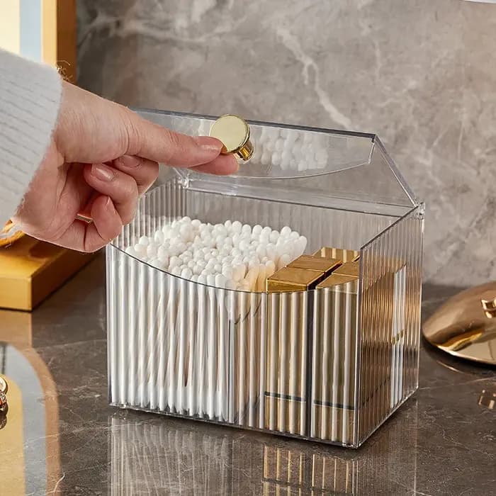 Boîte de rangement pour coton-tige