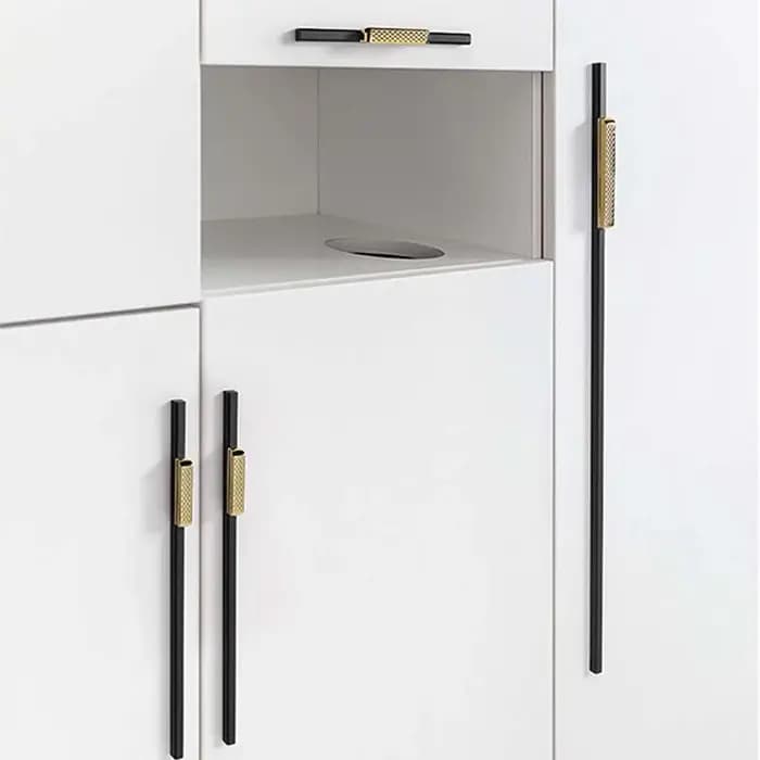 Poignée de porte d'armoire moderne et légère